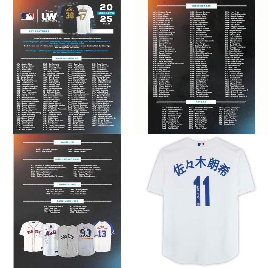 MLB 【大谷翔平 ポール・スキーンズ】カバー ミステリーボックス 直筆