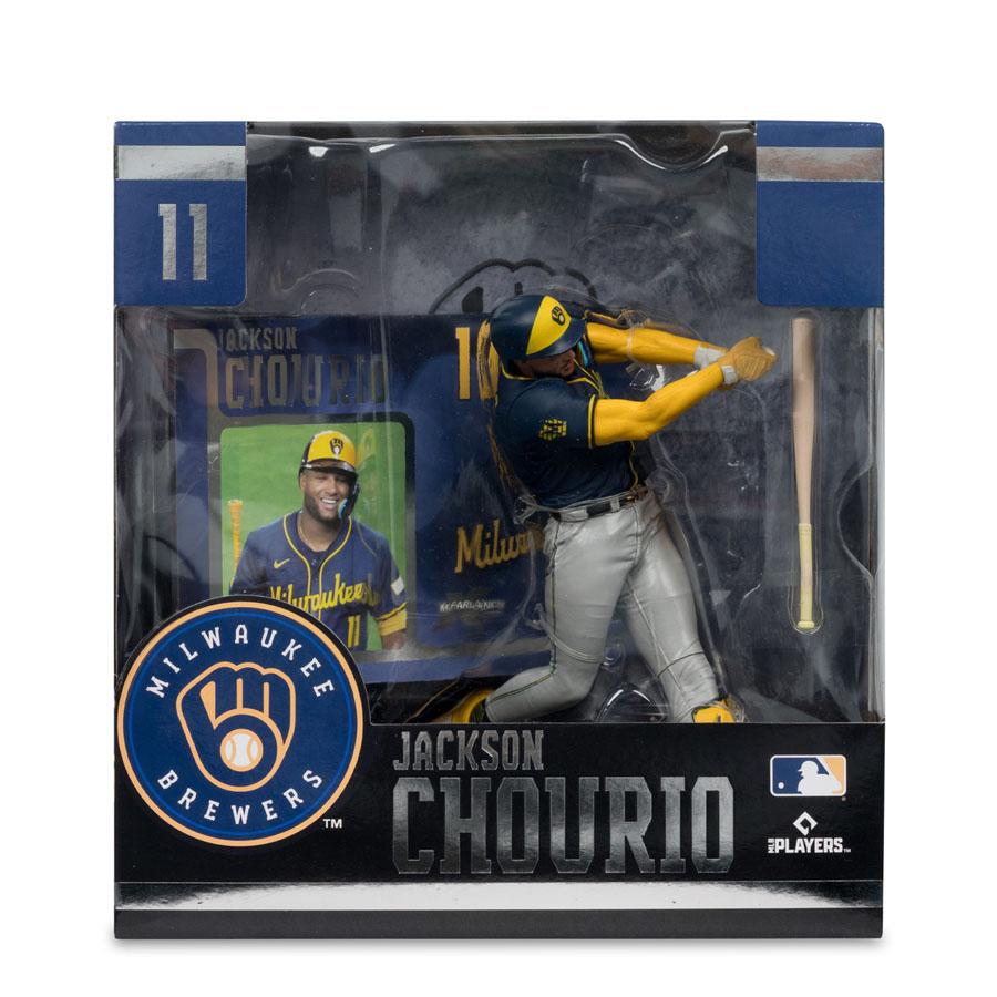 MLB ジャクソン・チョーリオ ブリュワーズ フィギュア 7-Inch Posed Figure マクファーレン Mc Farlane ネイビー