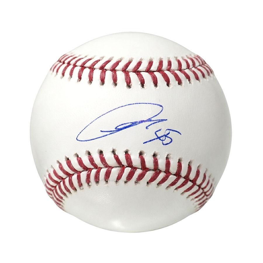 MLB 今井達也 アストロズ 直筆サイン入り ベースボール 【現地買付】Autographed Baseball With Astros Official Display Case Rawlings_1