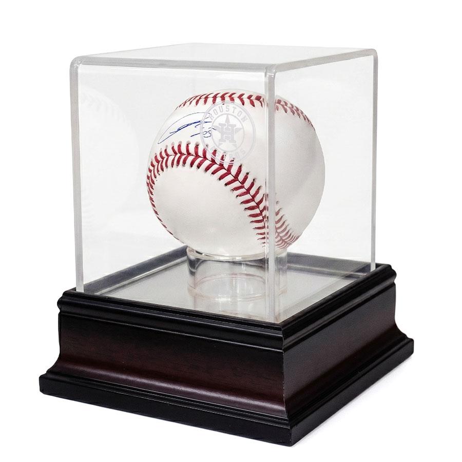 MLB 今井達也 アストロズ 直筆サイン入り ベースボール 【現地買付】Autographed Baseball With Astros Official Display Case Rawlings_4