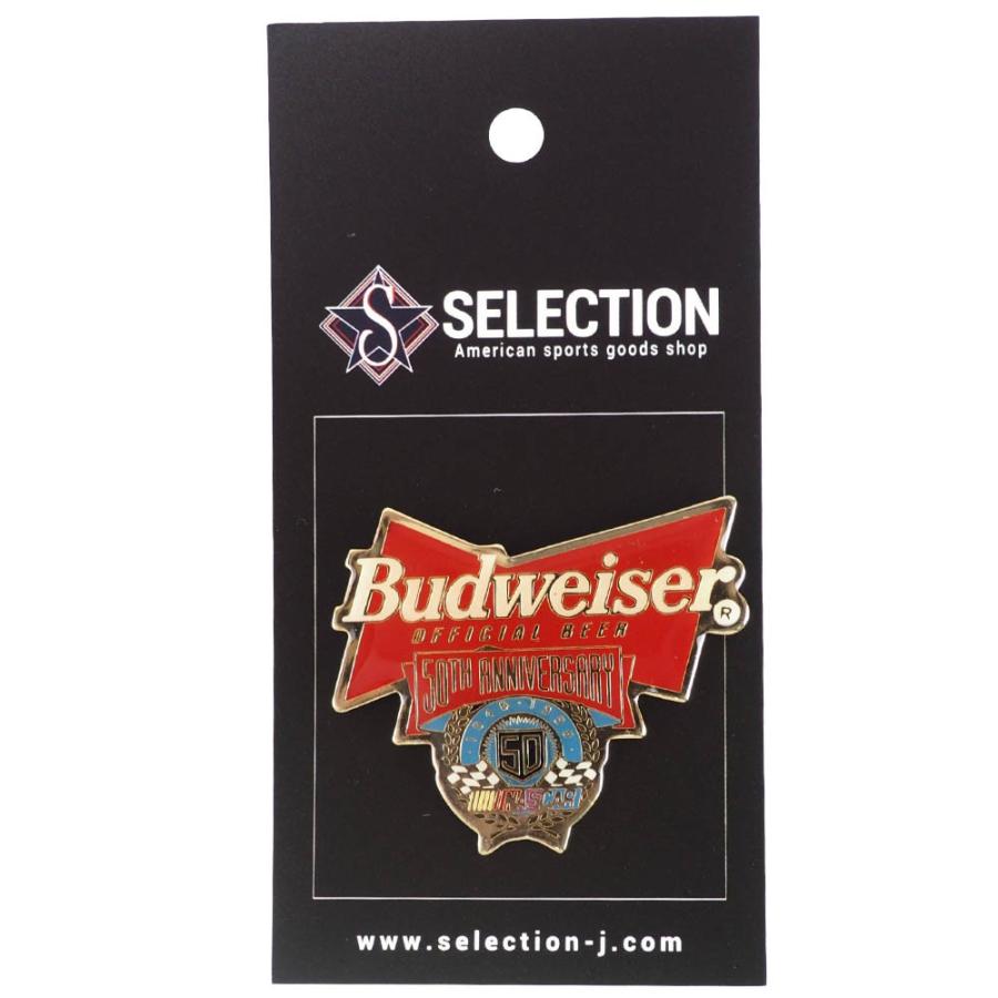 Nascar Budweiser Official Beer 50周年記念 Pin ピンバッチ ピンズ｜selection-j