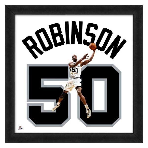 NBA スパーズ デビッド・ロビンソン 写真絵 整理保存用具/Photo File UNIFRAME 20 x 20 Framed Photographic バスケットボール-ファングッズ-スポーツ