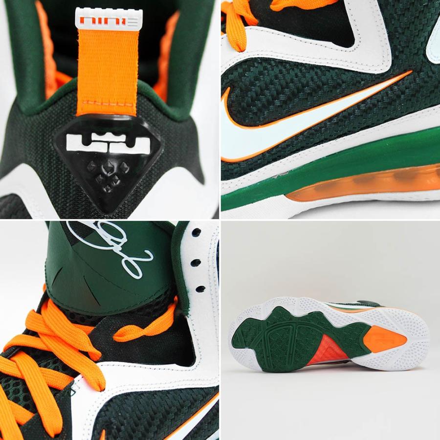 ナイキ レブロン / NIKE LEBRON レブロン 9 マイアミハリケーン LEBRON 9 MIAMI HURRICANES ホワイト レアアイテム｜selection-j｜03