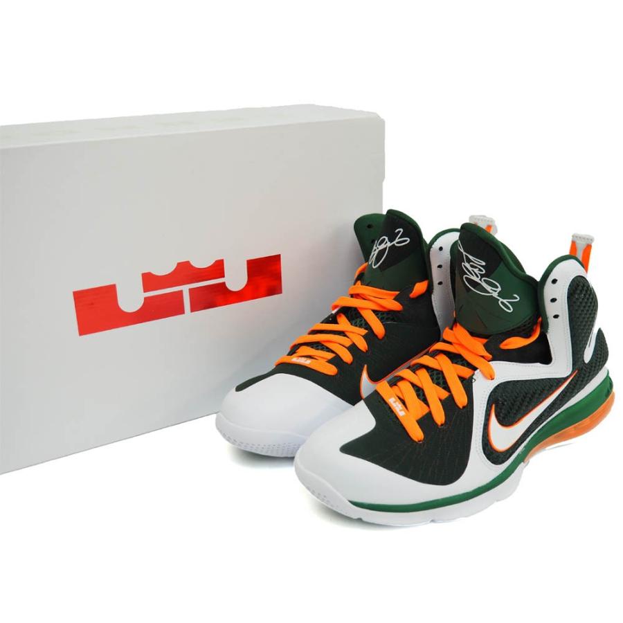 ナイキ レブロン / NIKE LEBRON レブロン 9 マイアミハリケーン LEBRON 9 MIAMI HURRICANES ホワイト レアアイテム｜selection-j｜04