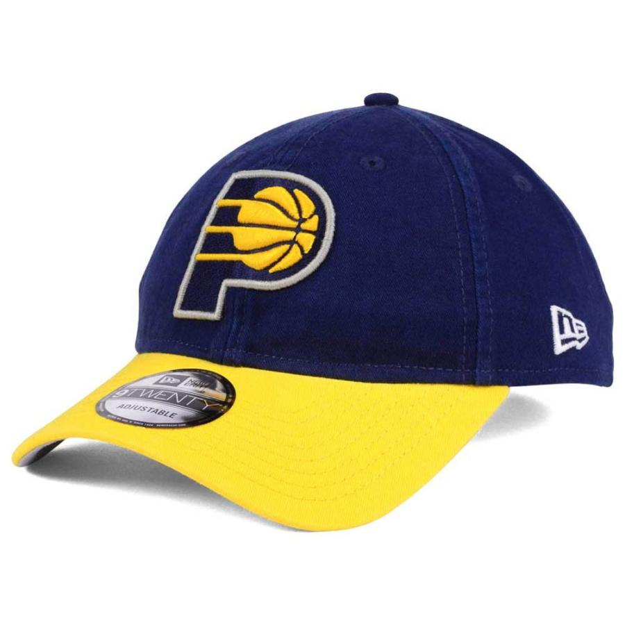 NBA ペイサーズ キャップ/帽子 2トーン ニューエラ/New Era ネイビー/イエロー(オルタネートロゴ)｜selection-j