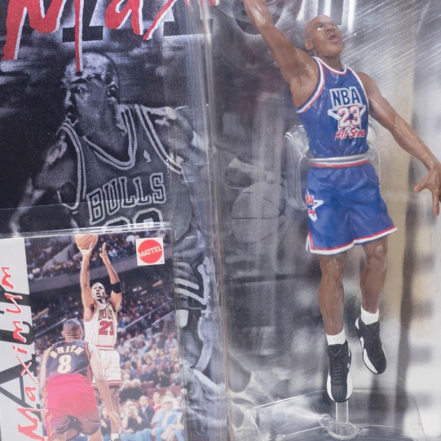 NBA マイケル・ジョーダン ブルズ フィギュア Super Stars Air Maximum Action Figure All-Star MVP  Upper Deck