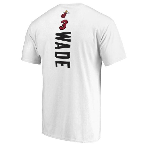 NBA ドウェイン・ウェイド マイアミ・ヒート Tシャツ バッカー ネーム