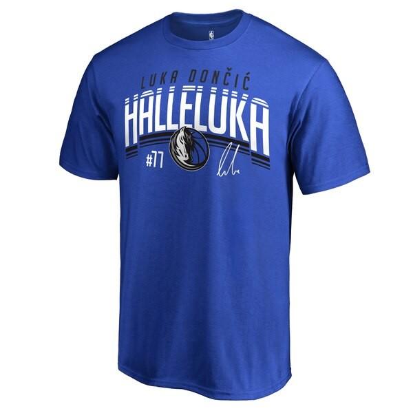 Nba ルカ ドンチッチ ダラス マーベリックス Tシャツ Halleluka T Shirt ロイヤル Nba 0116luk19 Mlb Nba Nflグッズ Selection 通販 Yahoo ショッピング