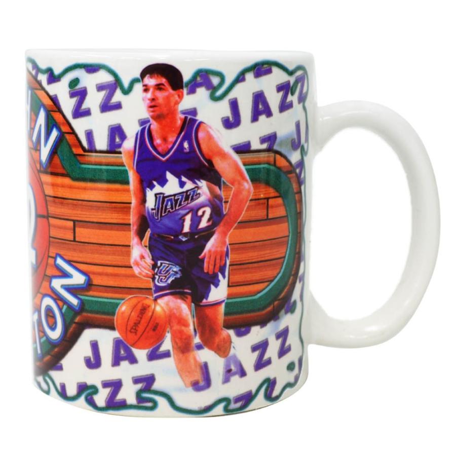 NBA ジョン・ストックトン ユタ・ジャズ Player Coffee Mug コップ マグカップ｜selection-j