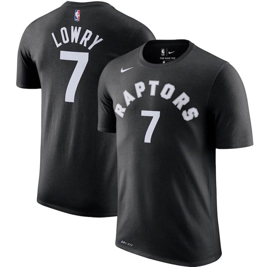 NBA カイル・ロウリー トロント・ラプターズ Tシャツ プレーヤー ネーム & ナンバー? ナイキ/Nike ブラック トレーニング特集【OCSL】｜selection-j