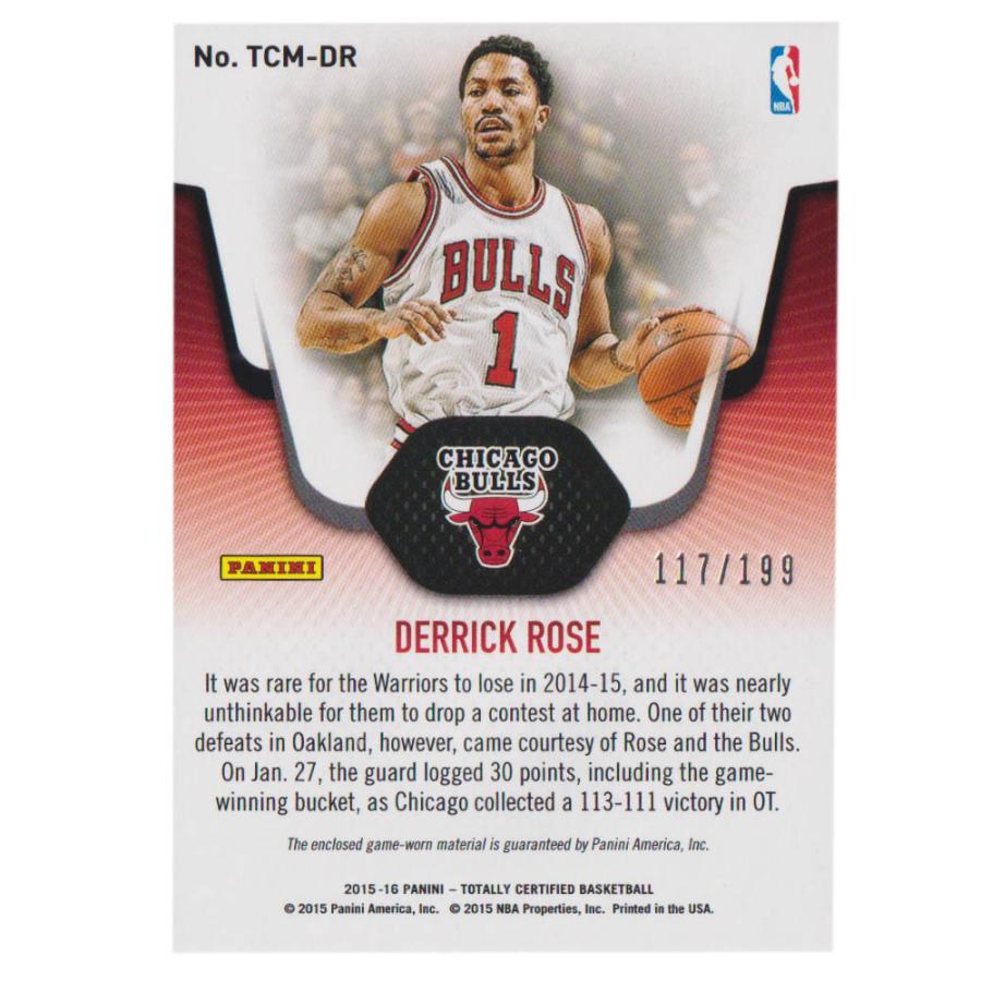 NBA デリック・ローズ シカゴ・ブルズ トレーディングカード 2015-16