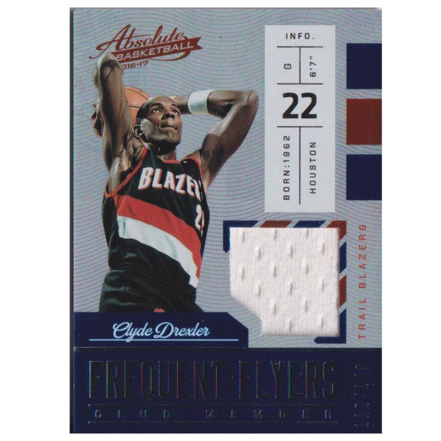 Nba クライド ドレクスラー トレイルブレイザーズ トレーディングカード 16 17 Absolute Frequent Flyer Materials Card Panini Nba 0628crd06 Mlb Nba Nflグッズ Selection 通販 Yahoo ショッピング