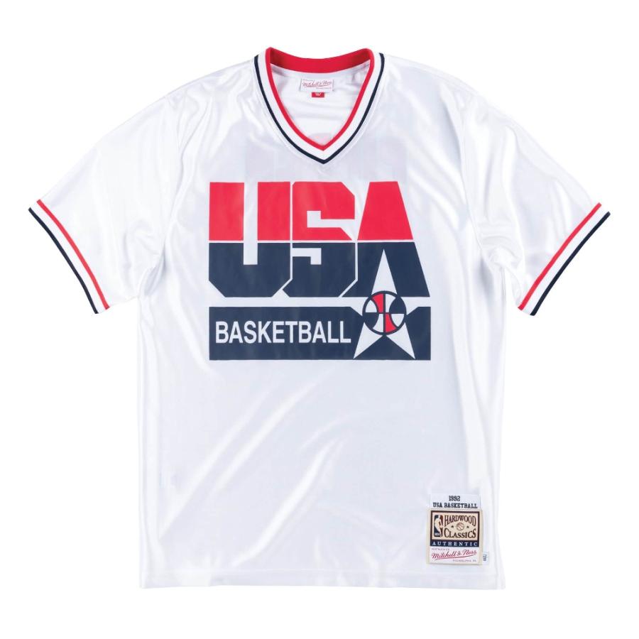 USABB スコッティ・ピッペン 1992 アメリカ代表 オーセンティック シューティングシャツ USA 1992 ドリームチーム ミッチェル＆ネス｜selection-j