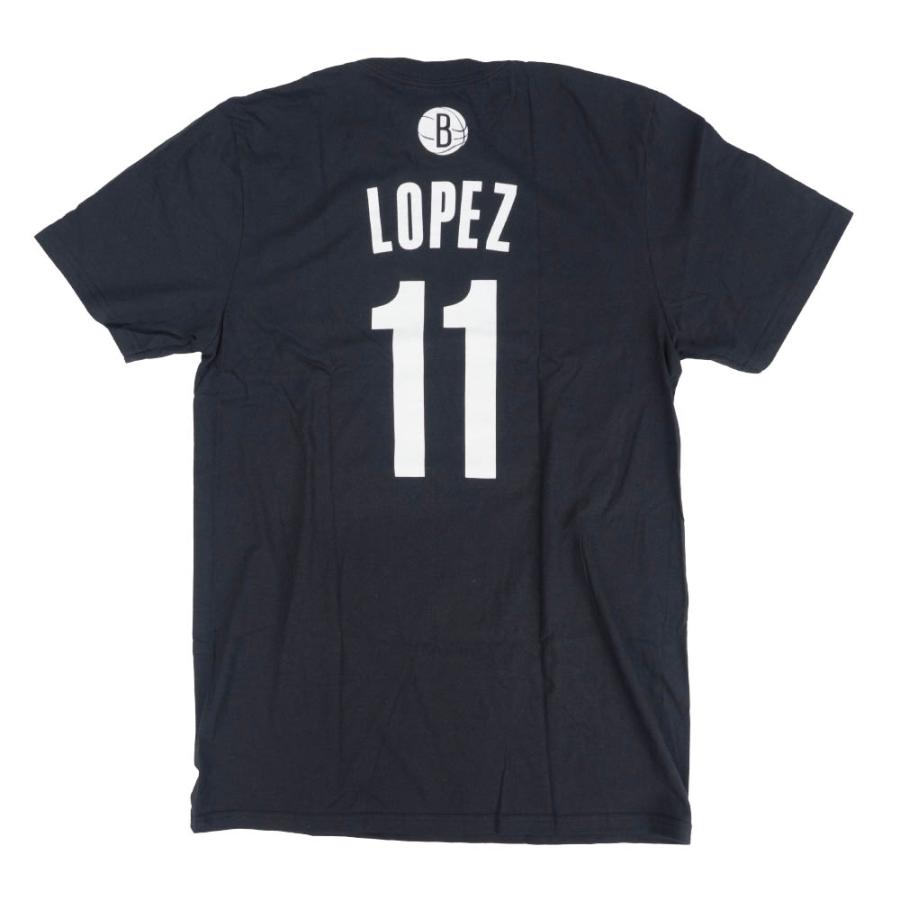 adidas NBA Tシャツ 半袖 アディダス ネッツ ブルック ロペス 黒 