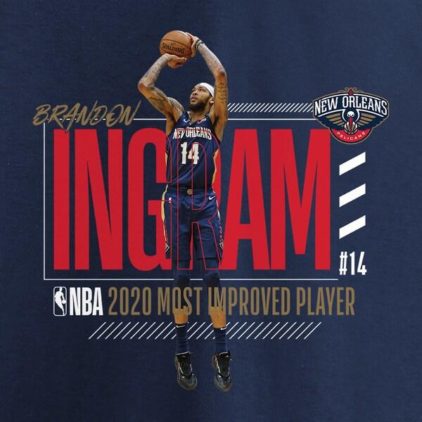 ブランドン イングラム Tシャツ Nba ペリカンズ Tシャツ Mip 記念 Tシャツ ネイビー Nba Most Improved Player T Shirt Nba 0904mip01 Mlb Nba Nflグッズ Selection 通販 Yahoo ショッピング