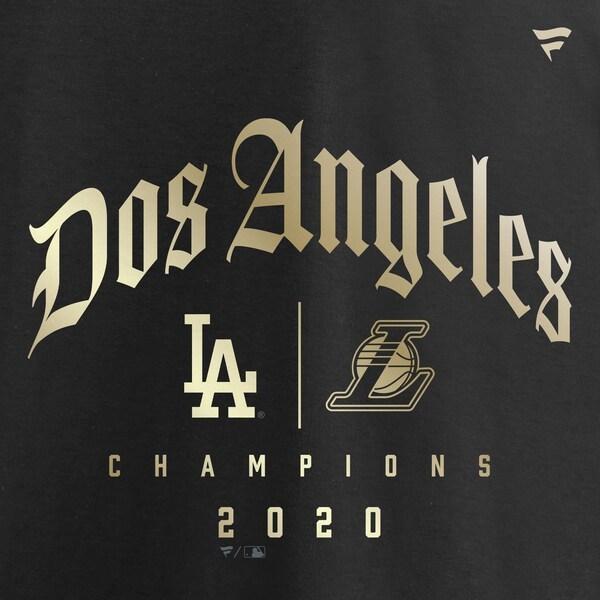 レイカーズ ドジャース 優勝 コラボ Tシャツ 2020 W優勝記念 NBA MLB