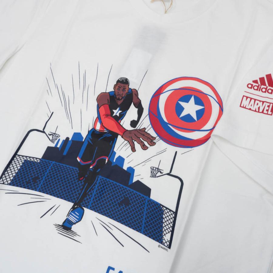 adidas（アディダス） ジョン・ウォール Tシャツ NBA Marvel マーベル 