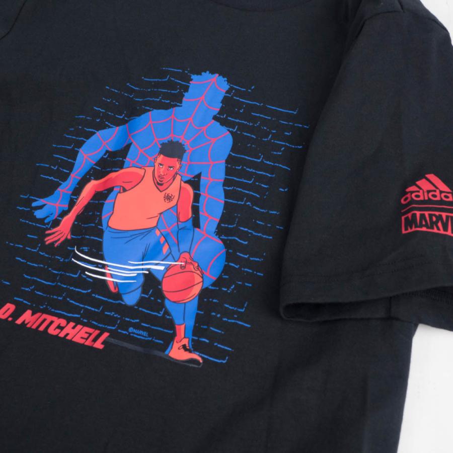 adidas ドノバン・ミッチェル Tシャツ DON Marvel マーベル Spider-Man 