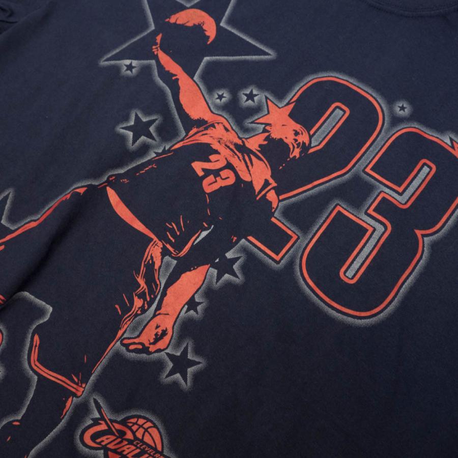 レブロン・ジェームス Tシャツ NBA キャバリアーズ Star T-Shirt UNK ネイビー｜selection-j｜03