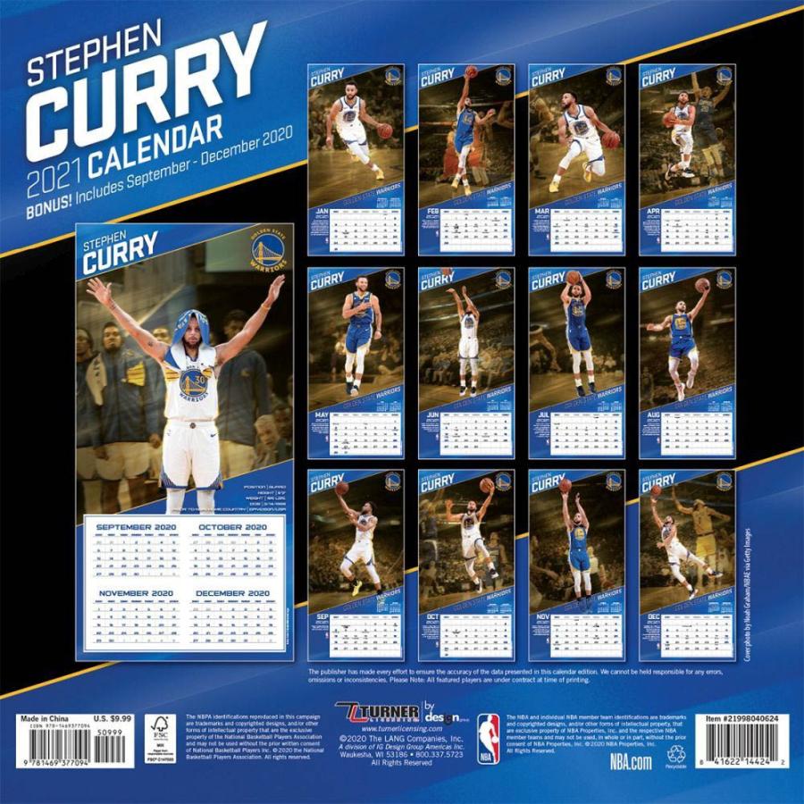 Nba カレンダー 22年 ステファン カリー ステフィン カリー ウォリアーズ ミニ 壁掛け Calendar Turner Nba cal24 Mlb Nba Nflグッズ Selection 通販 Yahoo ショッピング