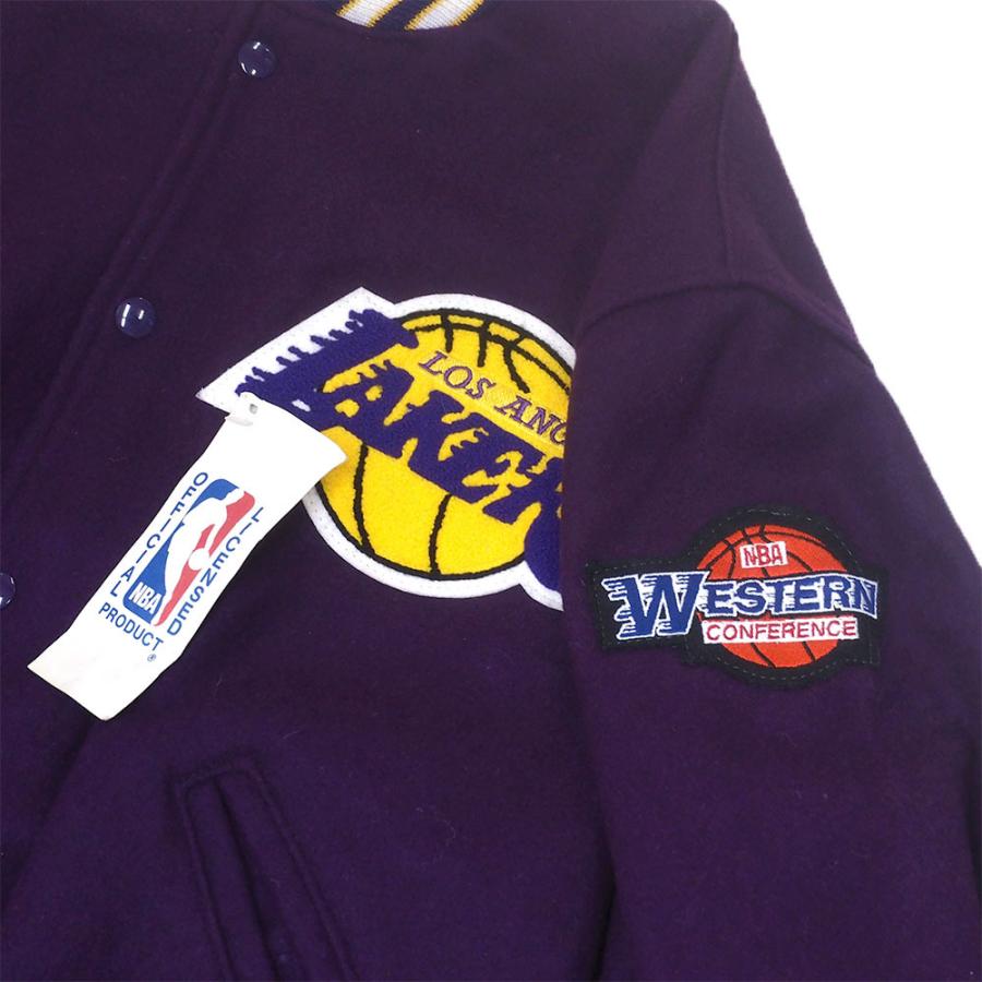 NBA レイカーズ スタジャン デロング ボンバー バーシティー デッド