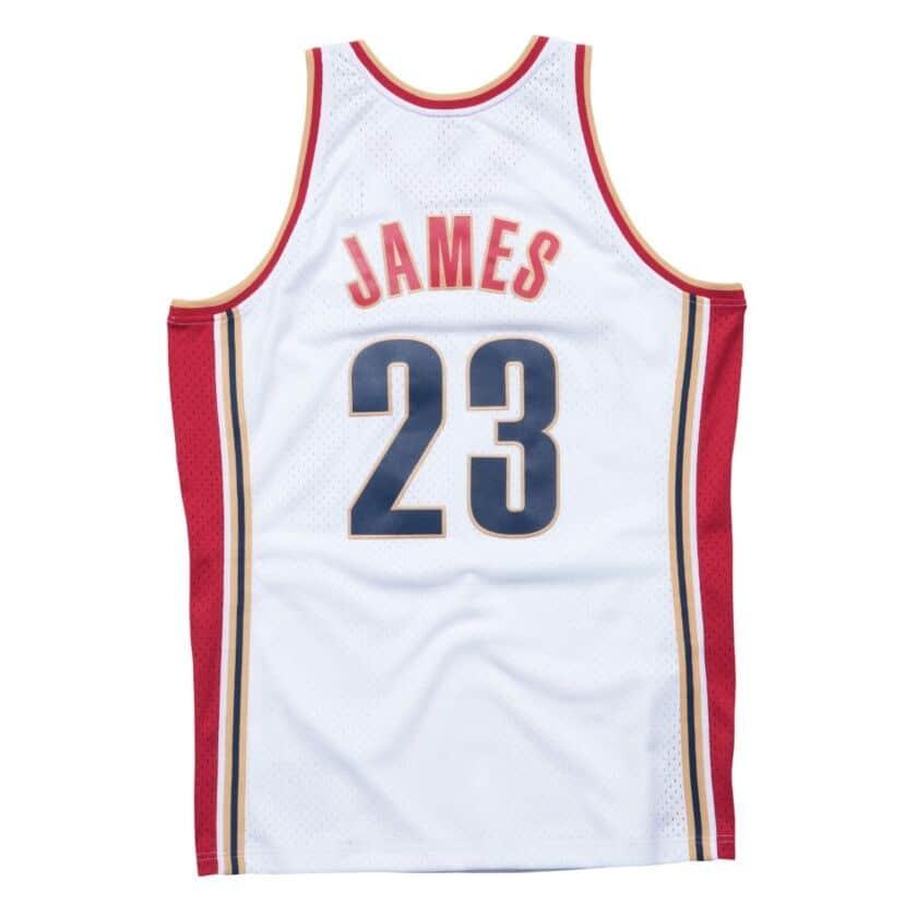 NBA レブロン・ジェームズ キャバリアーズ ユニフォーム スウィングマン 2003-04  ミッチェル＆ネス/Mitchell & Ness ホワイト｜selection-j｜02