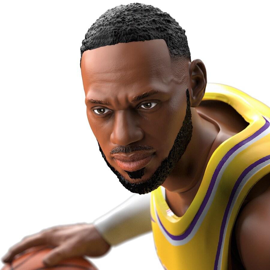 NBA レブロン・ジェイムス レイカーズ フィギュア x Hasbro Starting