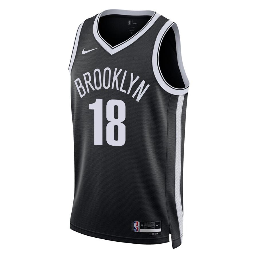 NBA 渡邊雄太 ブルックリン・ネッツ ユニフォーム 2022/23 アイコン スウィングマン ジャージ ナイキ/Nike ブラック_1