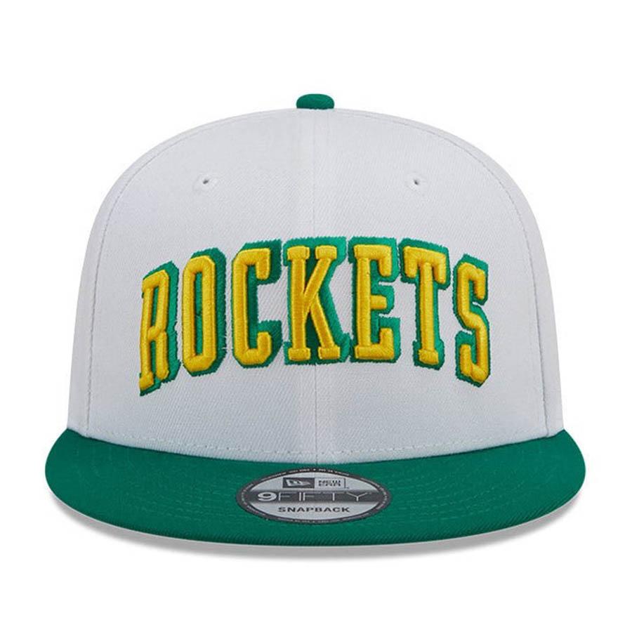 NBA ロケッツ キャップ ジャージパック クラシックエディション 9FIFTY Hat ニューエラ/New Era ホワイト グリーン｜selection-j｜03