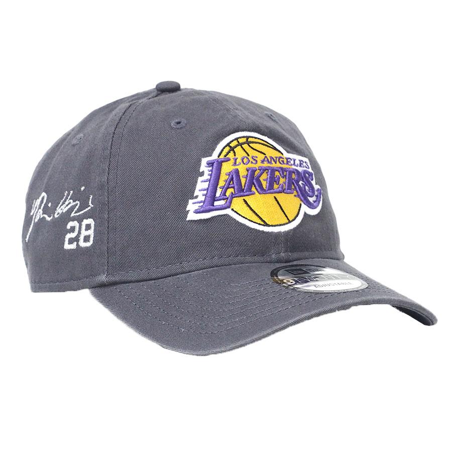 ロサンゼルス・レイカーズ サイン入りキャップ NEW ERA NBA 八村塁 レイカーズ キャップ サイン刺繍入り Core