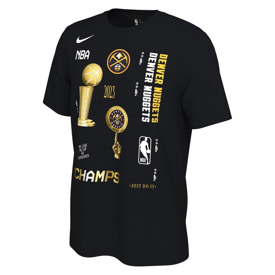 NBA ナゲッツ Tシャツ NBAファイナル2023 優勝記念 Celebration Expressive T-Shirt ナイキ/Nike ブラック｜selection-j｜02