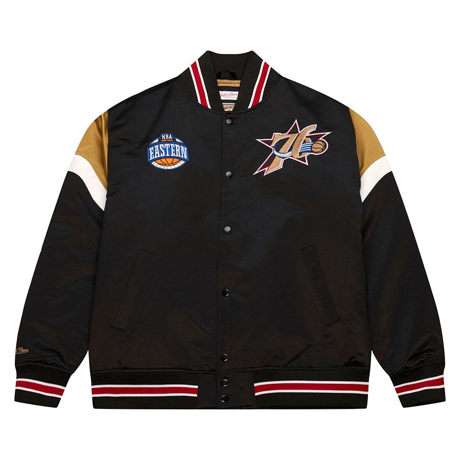 Mitchell&Ness NBA 76ers ジャケット Heavyweight Satin Jacket Mitchell&Ness NBA 76ers ジャケット Heavyweight Satin Jacket