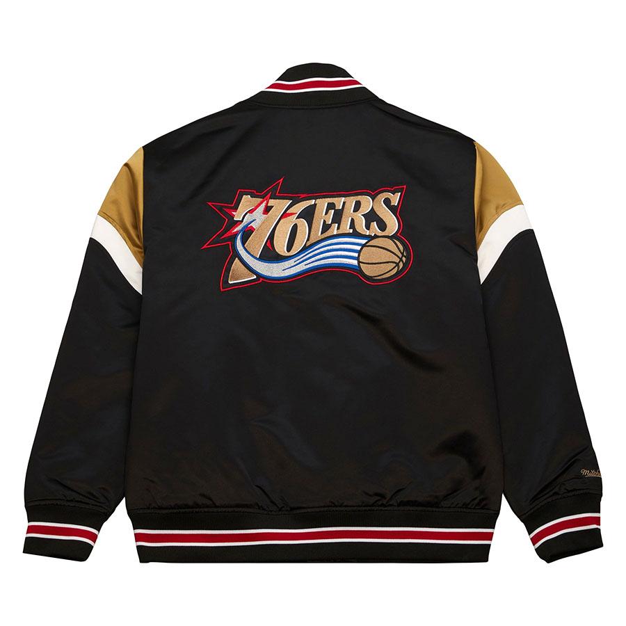 Mitchell&Ness NBA 76ers ジャケット Heavyweight Satin Jacket Mitchell&Ness NBA 76ers ジャケット Heavyweight Satin Jacket