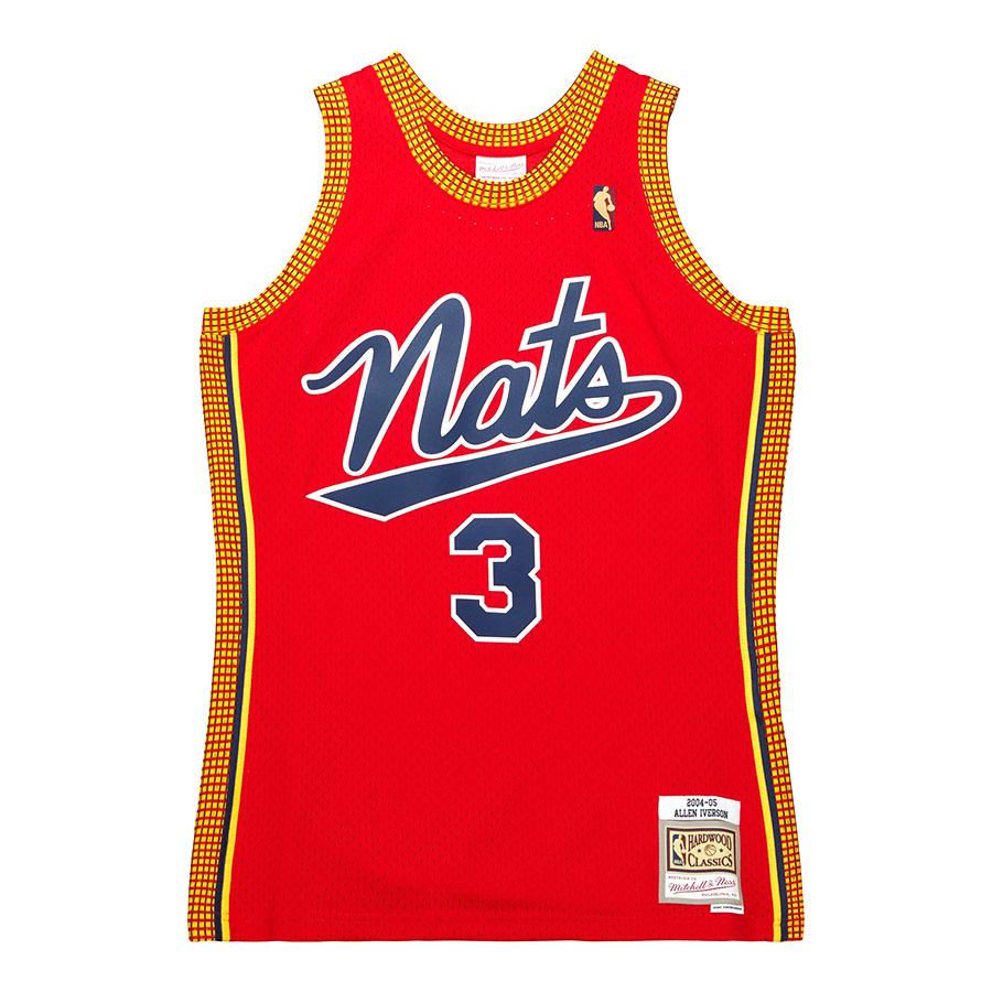 NBA mitchell&ness アレン・アイバーソン ルーキー時 ホーム 【公式通販】
