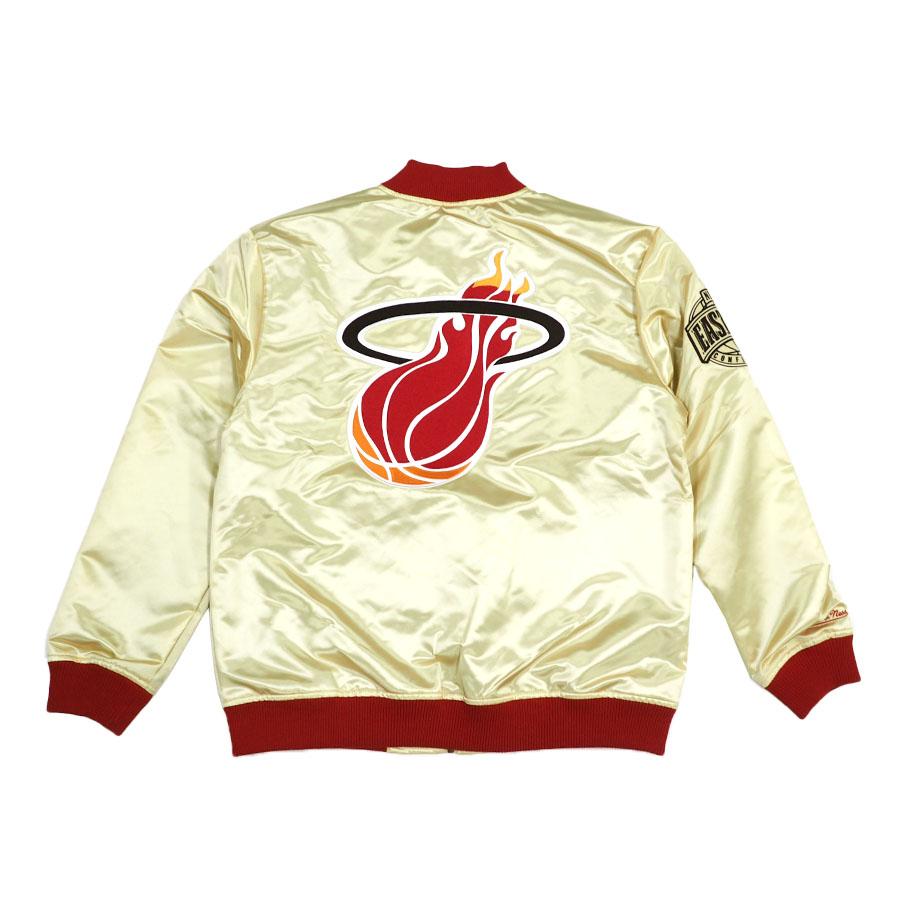 NBA マイアミ・ヒート スタジャン ミチェル&ネス Mitchell&Ness（ミッチェルアンドネス） NBA マイアミ・ヒート