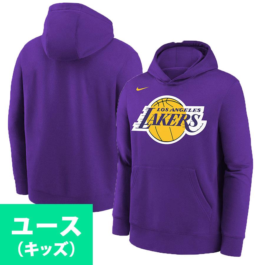 NIKE（ナイキ） NBA レイカーズ パーカー ユースサイズ Club Logo