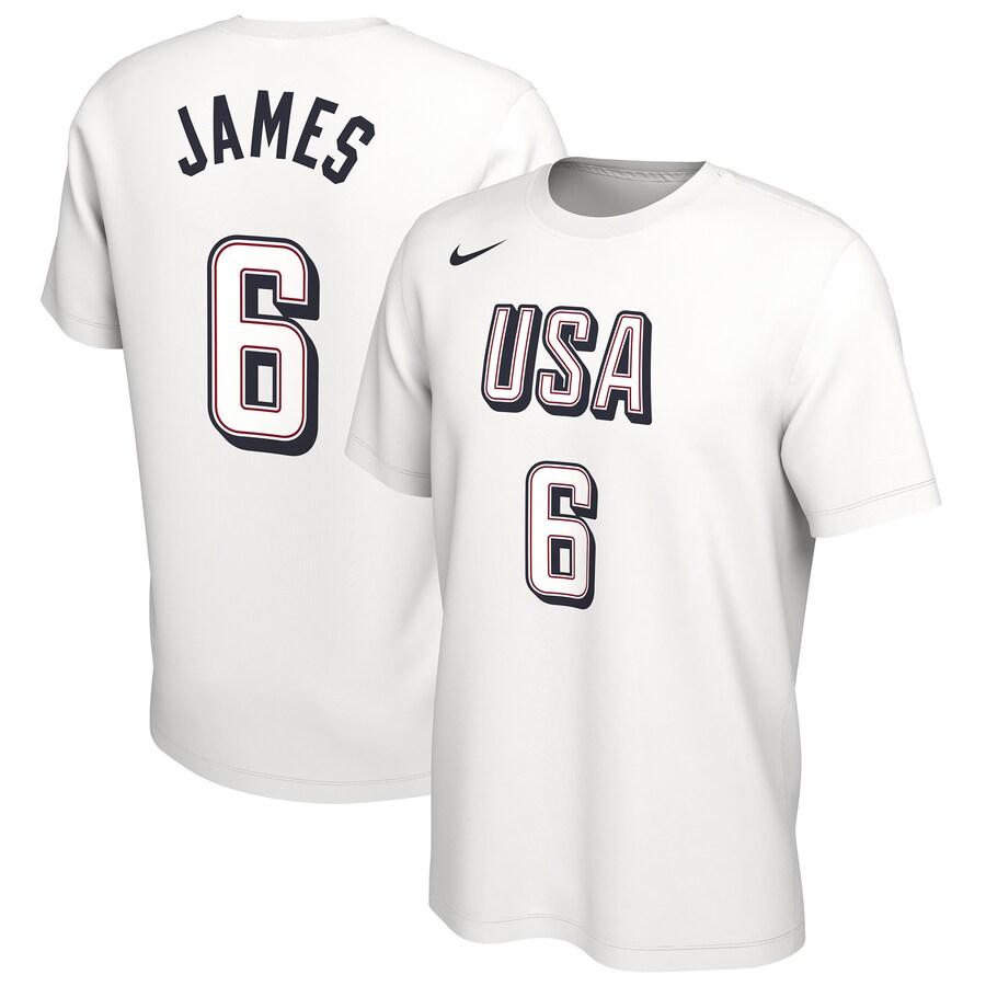 NIKE レブロン・ジェームズ アメリカ代表 Tシャツ USA NIKE レブロン・ジェームズ アメリカ代表 Tシャツ USA