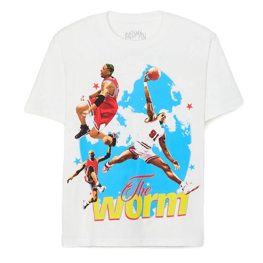 エ*ス様 シカゴブルズ　デニス・ロッドマン　Tシャツ 91番 海外製 NBA デニス・ロッドマン シカゴ・ブルズ Tシャツ 【現地買付】In The