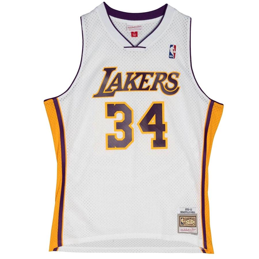 レイカーズ　シャキール・オニール ユニフォーム 復刻 スウィングマン Mitchell&Ness（ミッチェルアンドネス） NBA シャキール・オニール