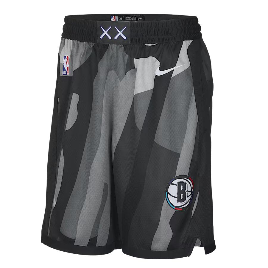 NBA ネッツ シティエディション ショーツ パンツ M　アメリカ輸入品 NIKE（ナイキ） NBA ブルックリン・ネッツ ショーツ 2024-25 シティー