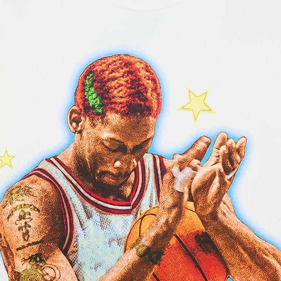 NBA デニス・ロッドマン Tシャツ 【現地買付】Clapper T-Shirt ロッドマンアパレル Rodman Apparel ホワイト ...