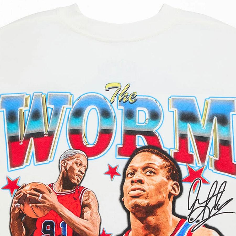 NBA デニス・ロッドマン Tシャツ 【現地買付】Clapper T-Shirt ロッドマンアパレル Rodman Apparel ホワイト ...