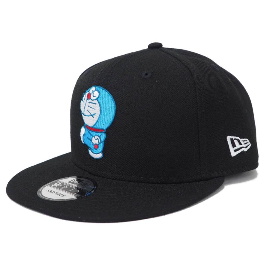 New Era キャップ/帽子 9FIFTY ドラえもん 50TH ニューエラ/New Era ブラック｜selection-j