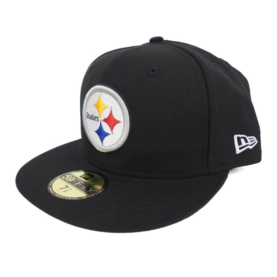 Nfl スティーラーズ チームカラー 59fifty キャップ 帽子 ニューエラ New Era ブラック Supersport Tn