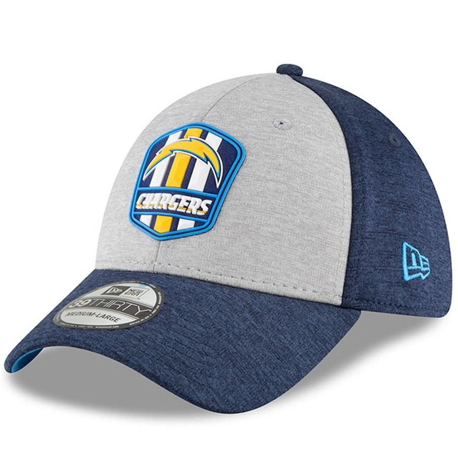 NFL Los Angeles Chargers キャップ/帽子 39THIRTY 2018 選手着用 サイドライン ロード ニューエラ/New Era ヘザーグレー｜selection-j｜03