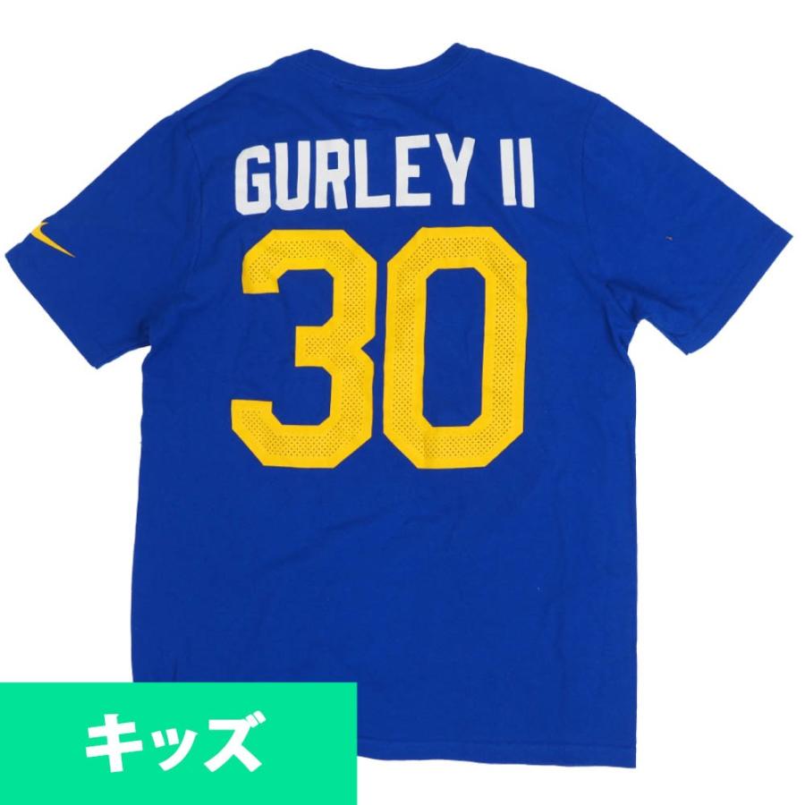 NFL トッド・ガーリー ラムズ Tシャツ ユース プレーヤー ネーム & ナンバー ナイキ/Nike ロイヤル【OCSL】｜selection-j