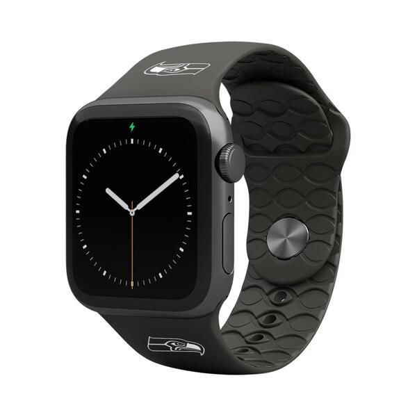 魅力的な Nfl シーホークス 42 44mm Apple Watch Band アップルウォッチ バンド Groove Life ブラック 国産 Esiba Tg