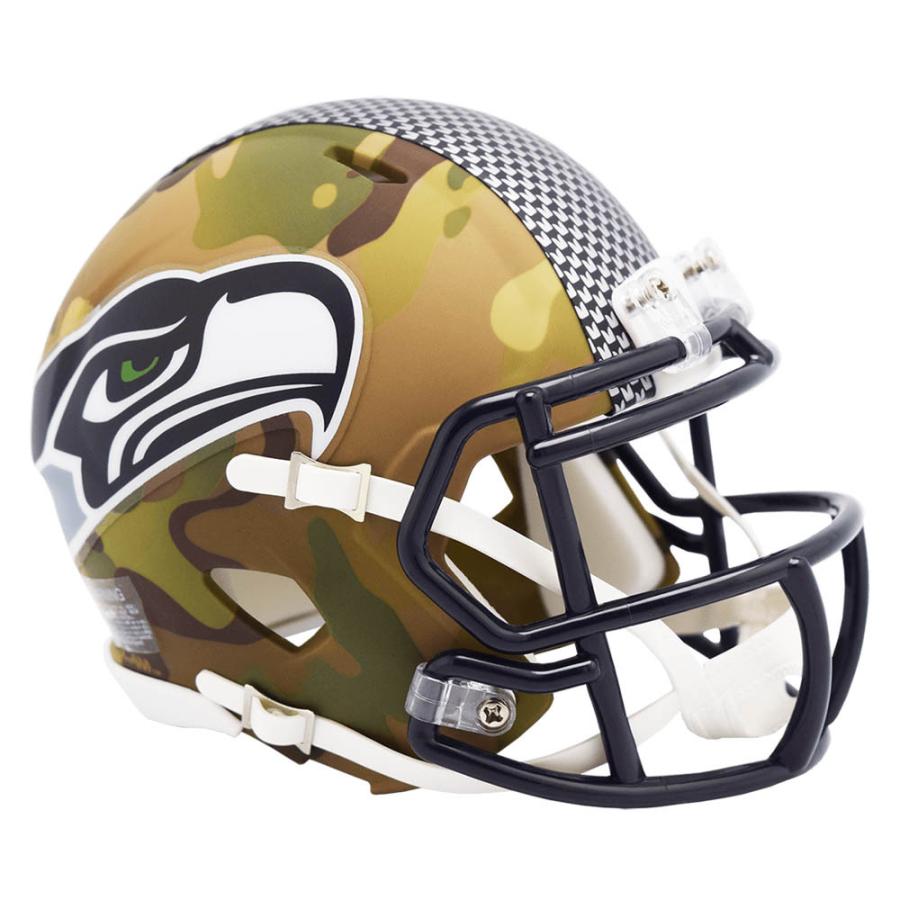 リデル シーホークス ミニヘルメット NFL カモフラージュ 迷彩
