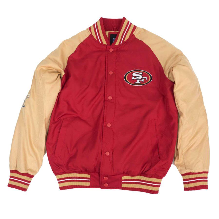 NFL スタジャン 49ers G-III スカーレット メンズ 長袖 ジャケット