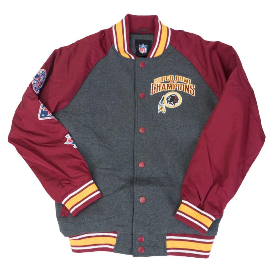 Nfl スタジャン レッドスキンズ G Iii グレー マルーン メンズ 長袖 アウター ジャケット Nfl 1218ttc01 Mlb Nba Nflグッズ Selection 通販 Yahoo ショッピング